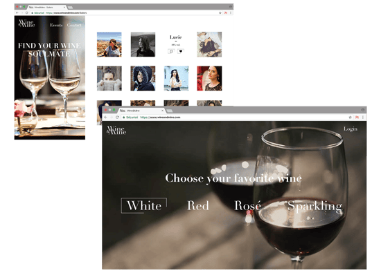 wine&mine webpage